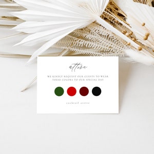 Wedding Guest Attire Template with Wedding Dress Code | BLAKE Collection
