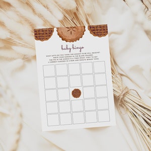 Cutie Pie Baby Bingo Baby Shower Game Template | ROANNA Collection