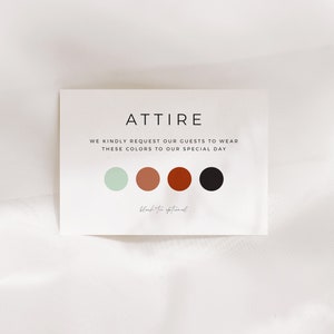 Wedding Guest Attire Template with Wedding Dress Code | MORGAN Collection