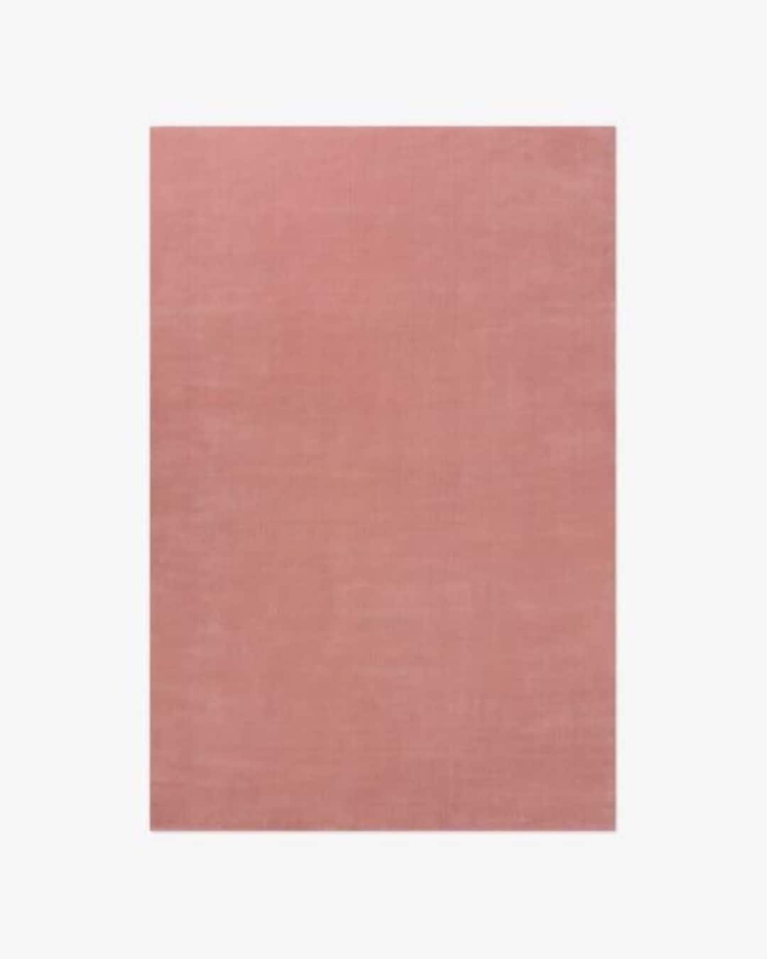 Hand-tufted Sakura Pink Wool Rug, Nordic Modern Design - Etsy