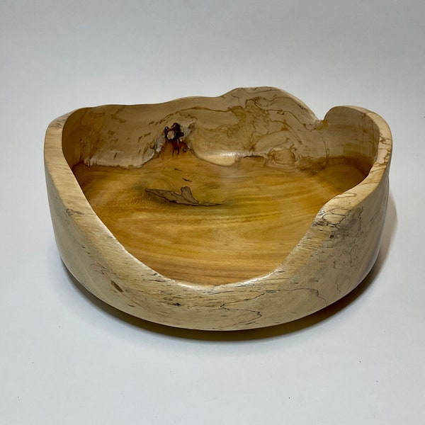 Interesting Shaped Natural Edge Jackfruit Bowl Made in Hawaii by Element One Designs