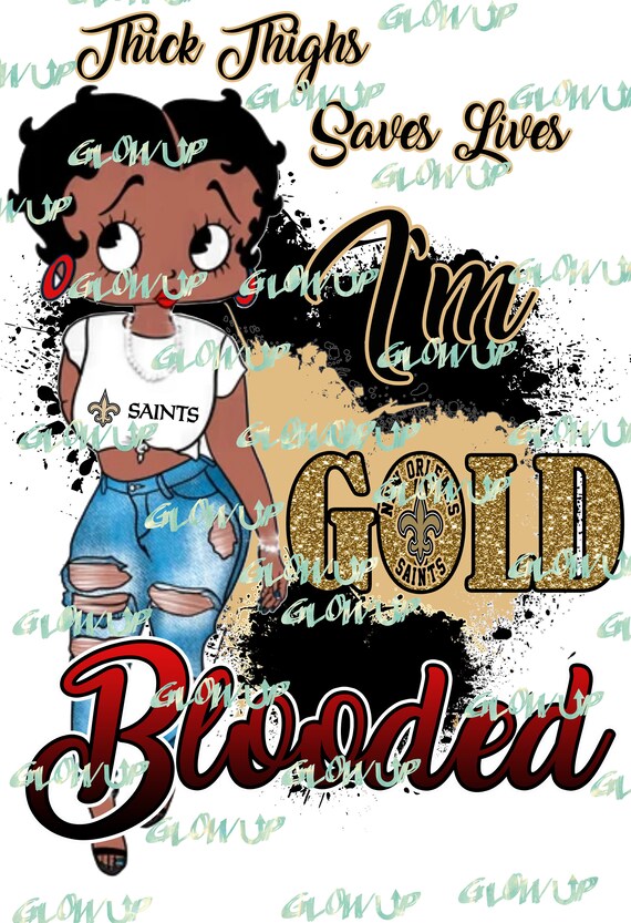 New Orleans Saints Football Who Dat Nation Gold Blooded T-shirt Design
