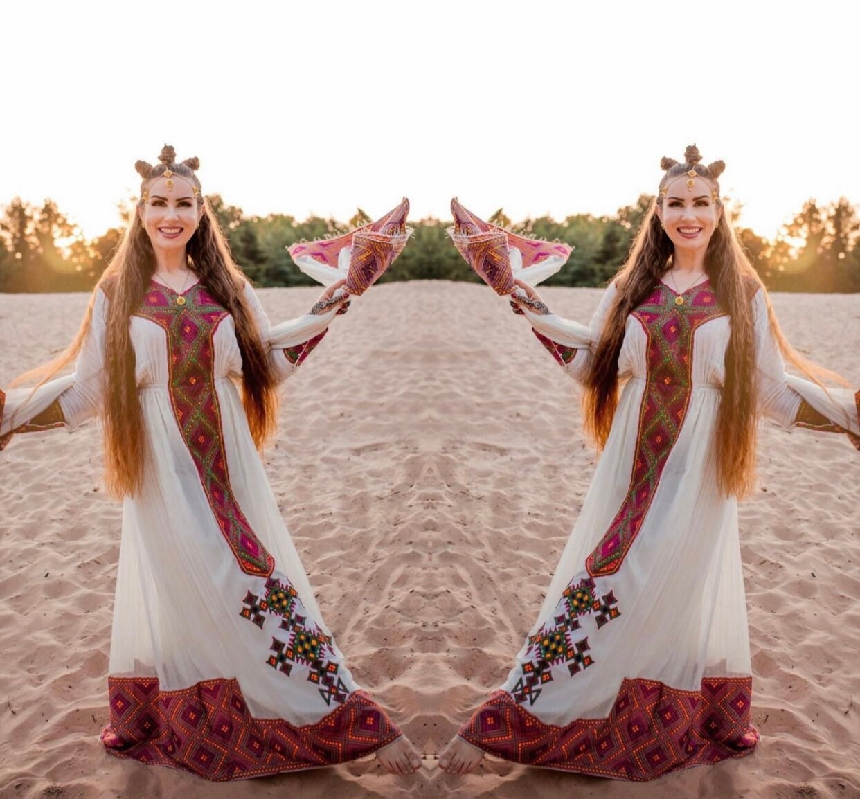 Glamorous Habesha Kemis: Ethiopian Traditional Wedding Dress