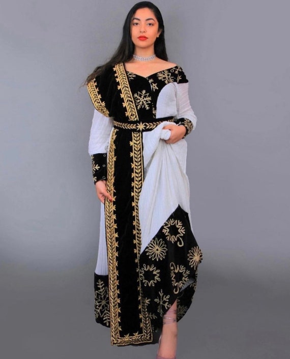 Glamorous Habesha Kemis: Ethiopian Wedding Dress Glamorous Habesha Kemis: Ethiopian Wedding Dress