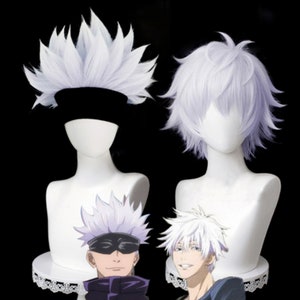 Silver Purple Wig, COS Play Wig, 2 Styles, Cosplay Hair