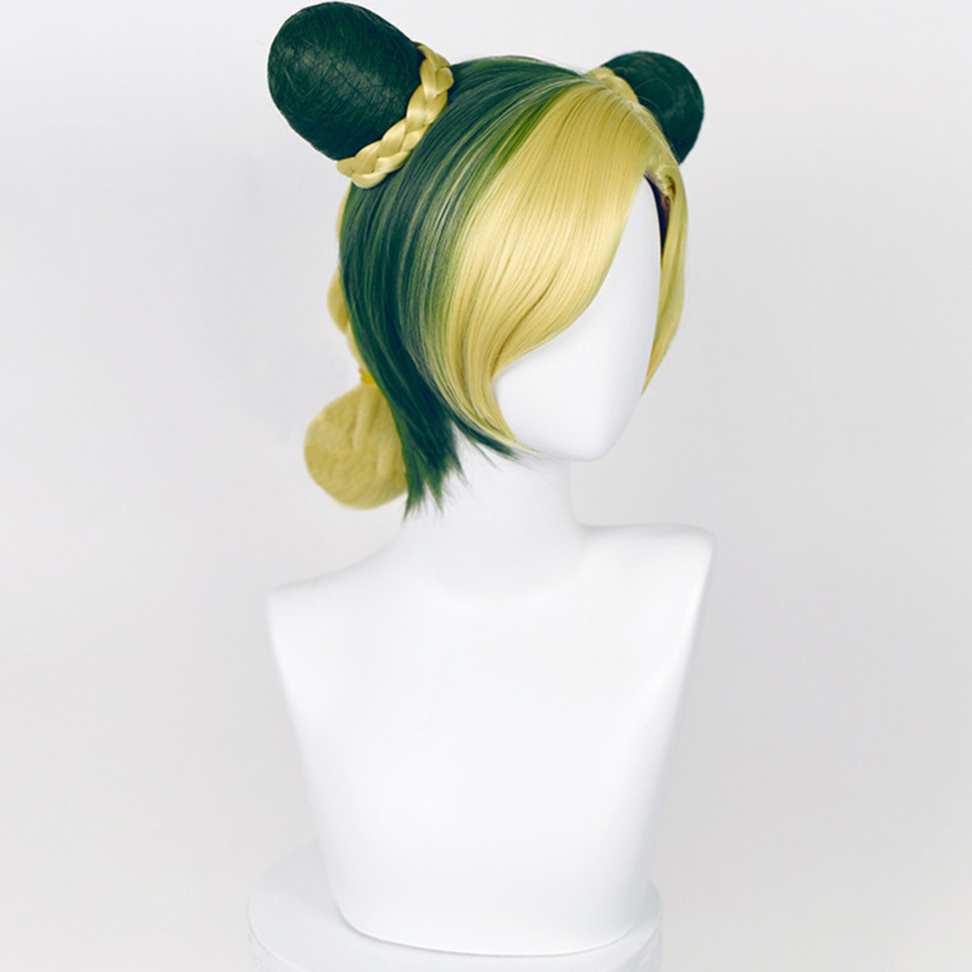Kujo Jolyne's Cosplay Wig Gold and Green Cosplay Wig Etsy