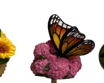 Summer Interchangeable Holiday Tops for the Toppers Paper Towel Holder - Sunflower, Butterfly, Watermelon ( does not include towel holder)