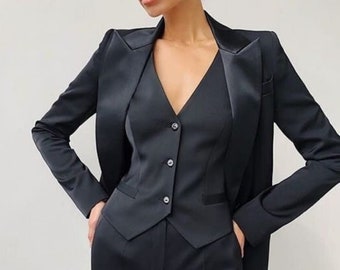 Buy PANT SUITS Women, Double Breasted Women Suit Sky Blue, Dress Suit Women,  Business Suit Women, Women Tailored Suit, Two Piece Suit Women Online in  India - Et…