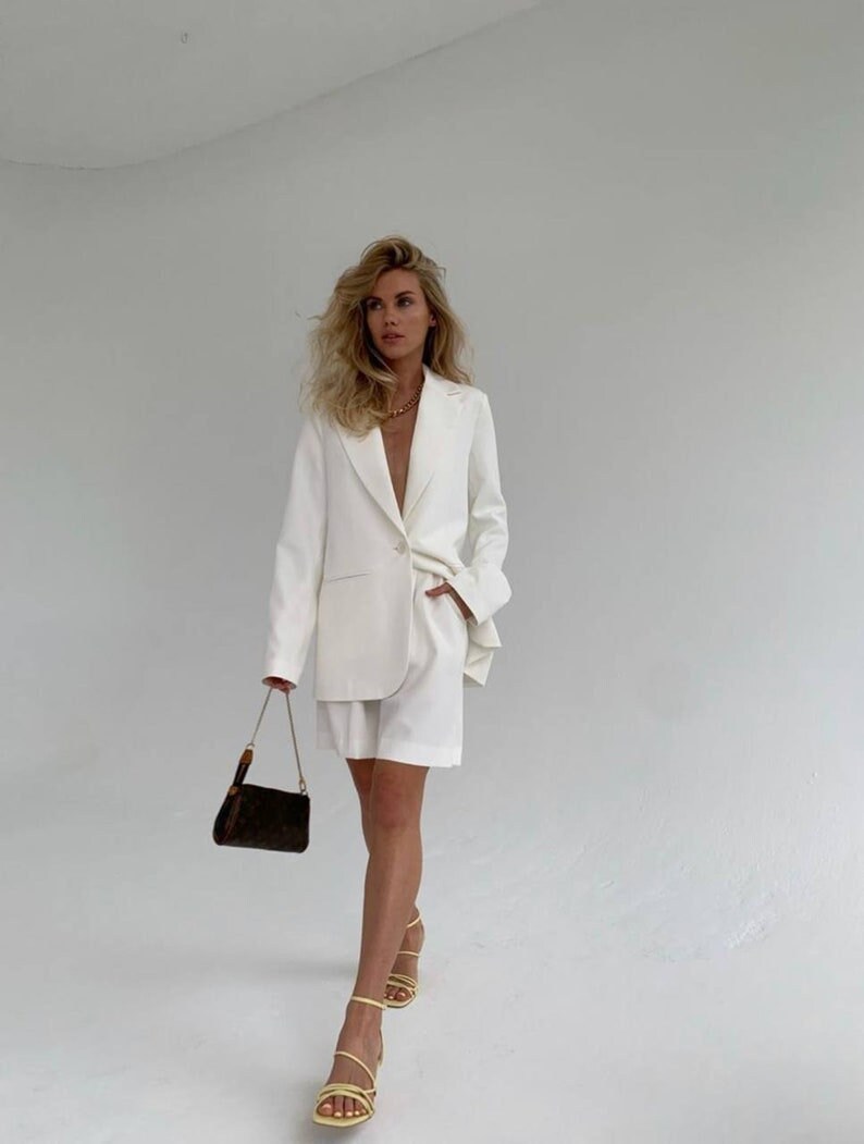 Womens tuxedo store with shorts