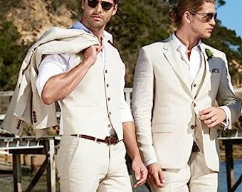 Men 3 Piece Wedding Suits Sets Formal Slim Fit Tuxedo Groomsmen Business Suit For Men Clothing