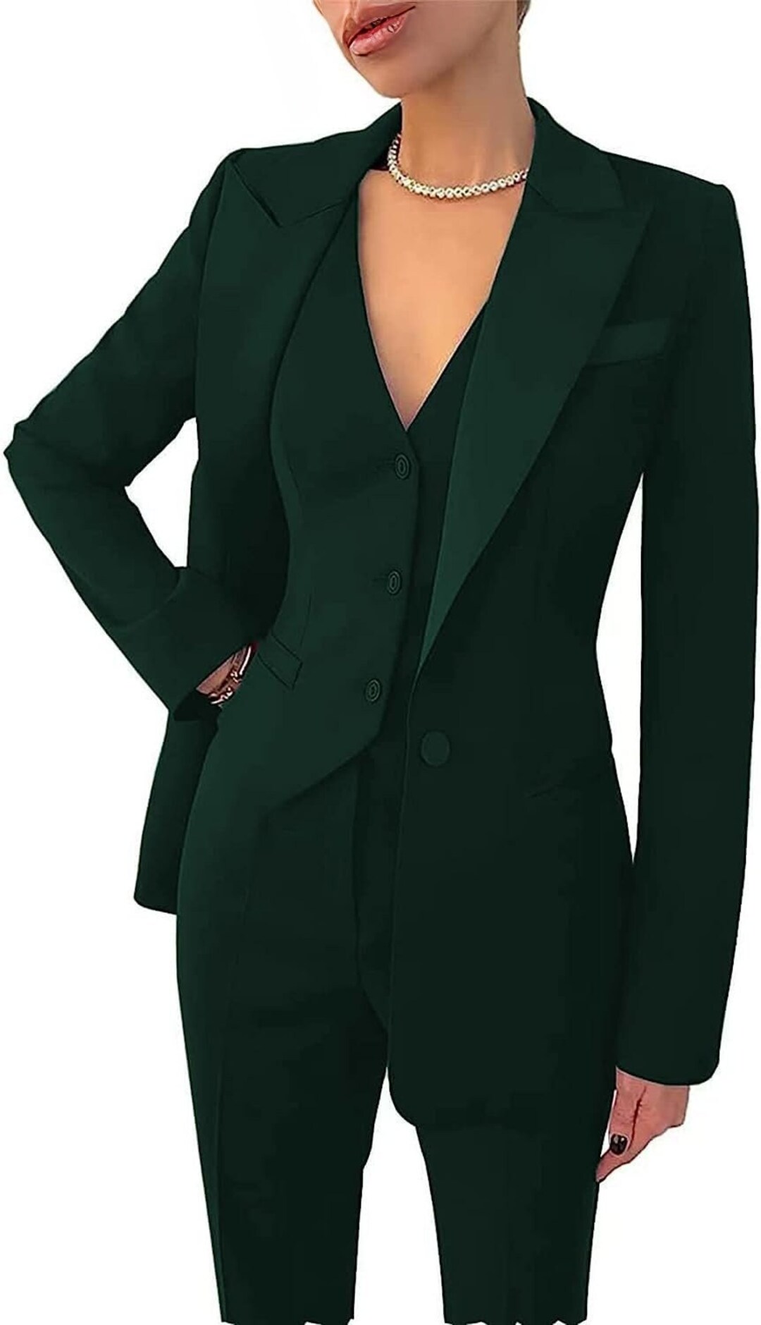 Green Women Suit Sets Prom Suits Women 3 Piece Suits for Women Etsy