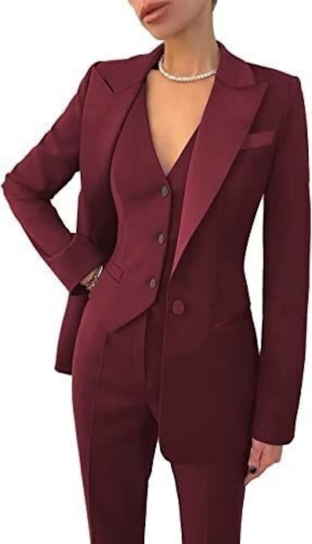 Burgundy Mother Of The Pant Suit Wedding Bride One Button Shawl Lapel  Wedding Guest Dress For Plus Size Mothers Of Groom D229U From Hhdy518,  $86.32 | DHgate.Com