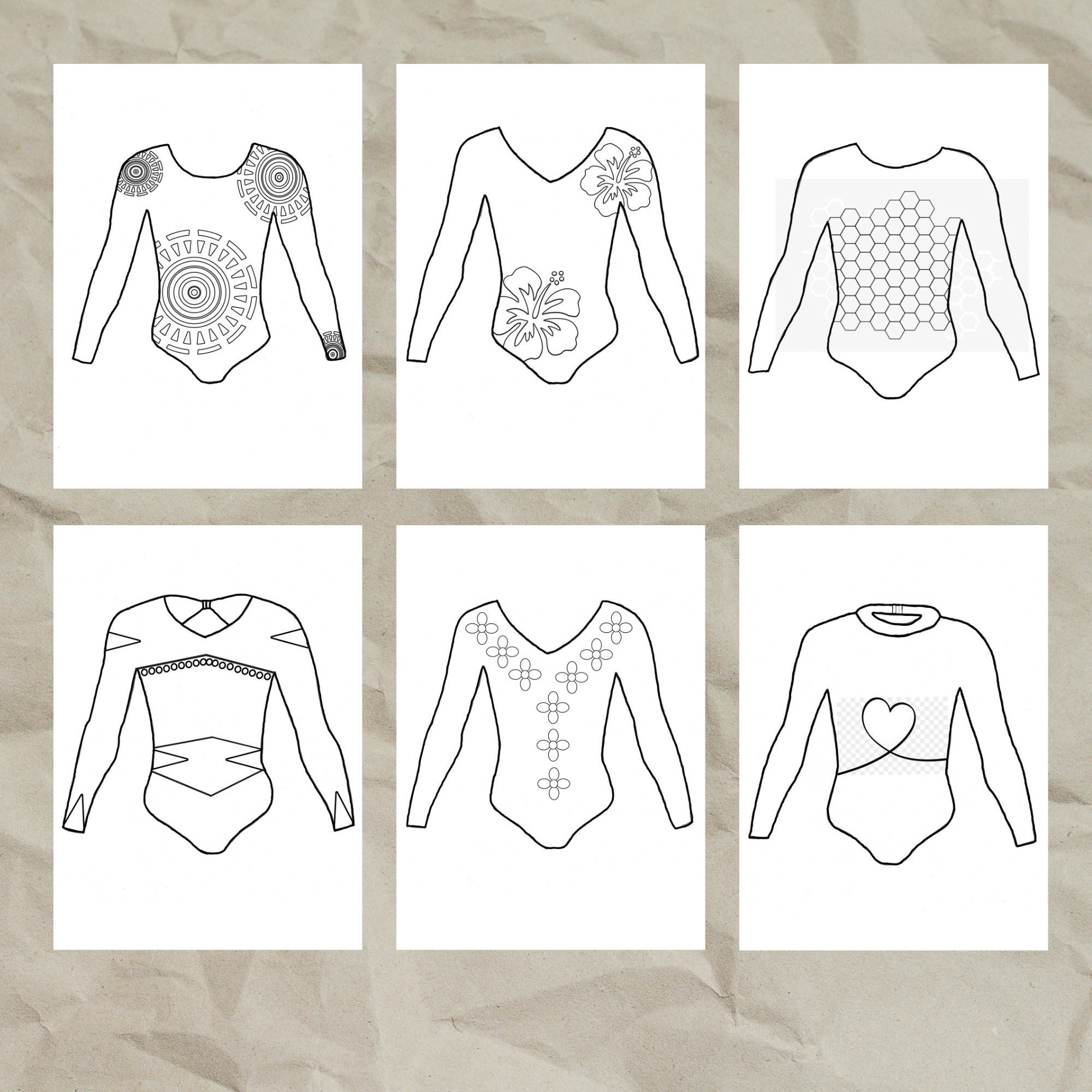 Gymnastics Leotard Coloring Pages Gymnastics Coloring Book By Veronica