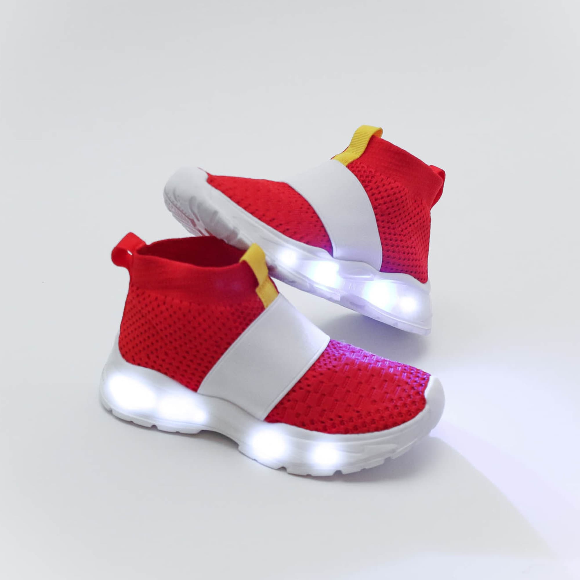 Kids Sonic Shoes Hedgehog Speed Shoes for Kids Toddler Red Shoes Gold  Buckle