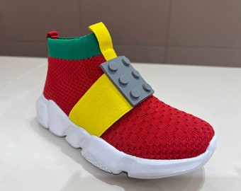 Knuckles Shoes | Sonic Shoes for Kids | Knuckles from Sonic | Sonic the Hedgehog movie sneakers. *Limited time*