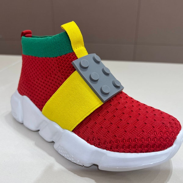 Knuckles Shoes | Sonic Shoes for Kids | Knuckles from Sonic | Sonic the Hedgehog movie sneakers. *Limited time*