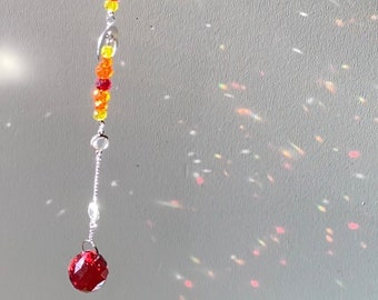 Fiery Moons Suncatcher | Sun Catcher | Crystal Suncatcher