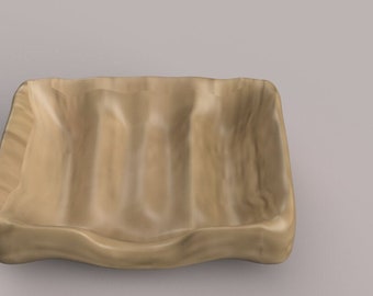 Soap dish 3D design files for 3d printing or cnc machining