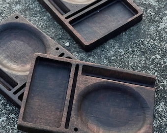 Wooden  Rolling Tray for smokers Handmade Compact and unbelievable utility