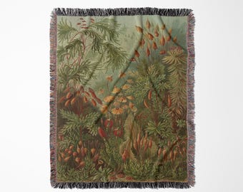 Botanical Garden Woven Blankets