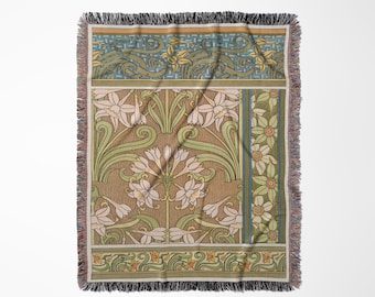 Coperte con motivo floreale William Morris