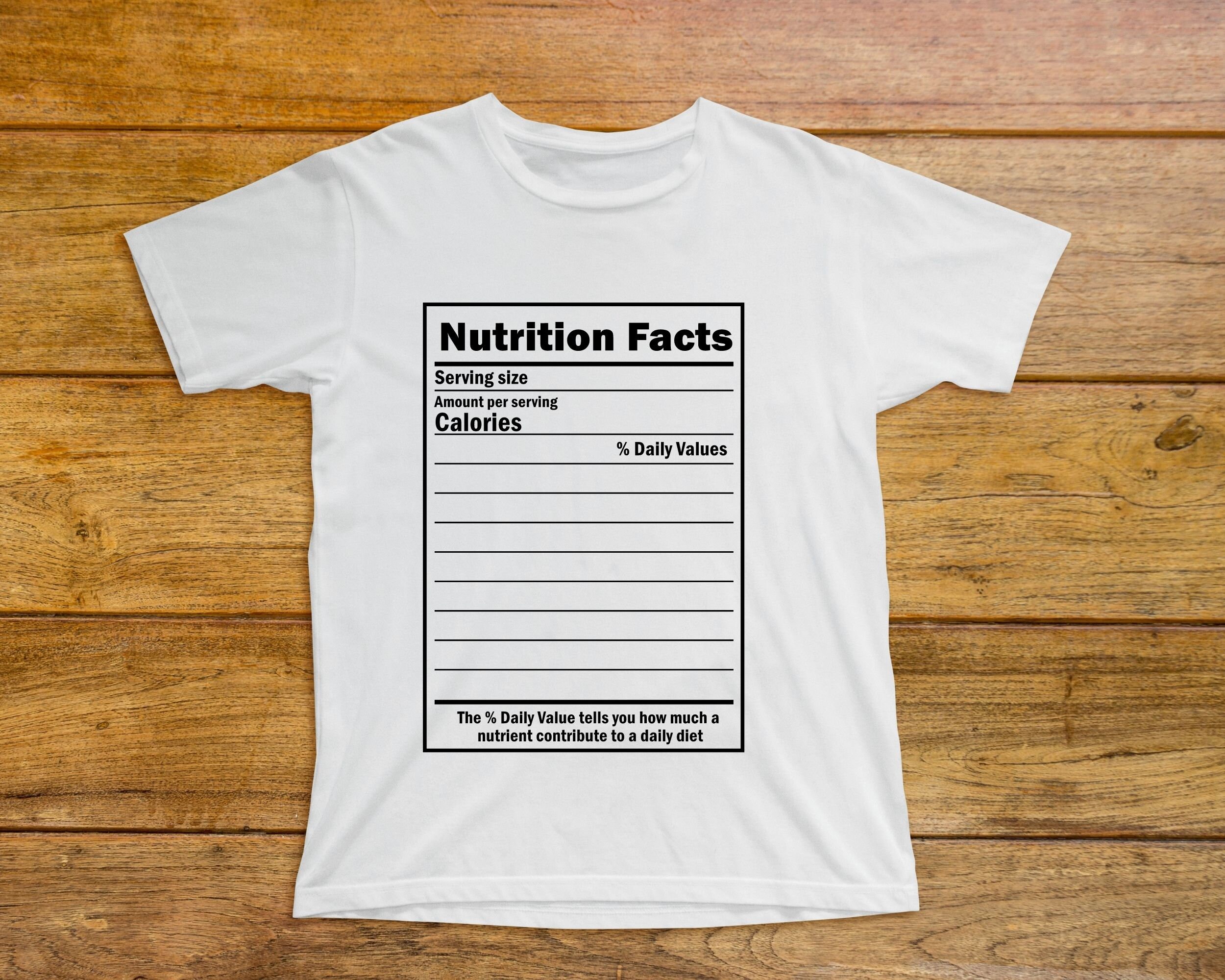 Nutrition Facts Template Nutrition Facts PNG Birthday - Etsy