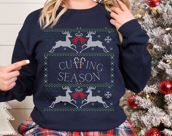Cuffing Season, Christmas Sweater, Ugly Sweater, Funny Christmas Shirt, Christmas Sweatshirt