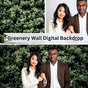 Light Greenery Backdrop, Backdrop Overlays, Photography Digital Background,  Studio Portrait Backdrops, Weddings, Maternity, Grads, Family