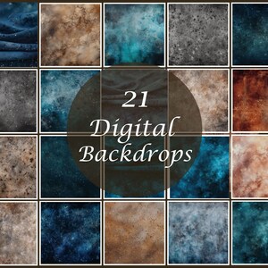 21 digitale achtergronden, achtergrondoverlays, fotografie-achtergrond, studioportret, achtergronden, bruiloft, moederschap, afgestudeerden, familiefoto's