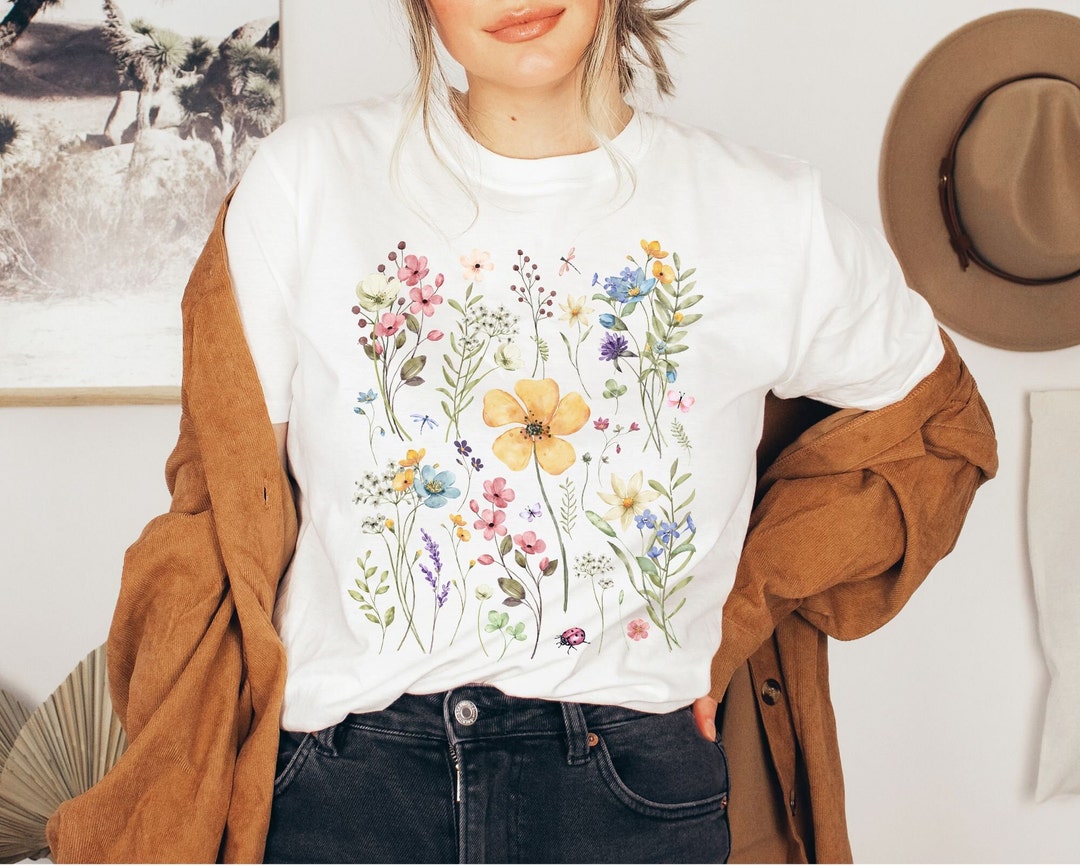 Springfield T-Shirt Donna Wild Flowers – Girocollo – Cotone - 4