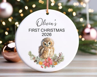 Baby's first Christmas ornament gifted First Christmas Babys Ornament Personalized Baby Ornament Custom First Christmas Babies Ornament 2024