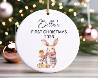 Baby's first Christmas ornament gifted First Christmas Babys Ornament Personalized Baby Ornament Custom First Christmas Babies Ornament 2024