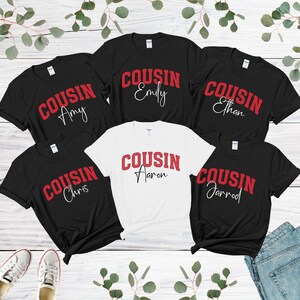 Matching Cousin Crew Shirt, Kids Cousin Crew Tee Shirt, Cousin Family Reunion Shirt, Cousin Crew Shirts Matching, Cousin Crew Tee-Shirts