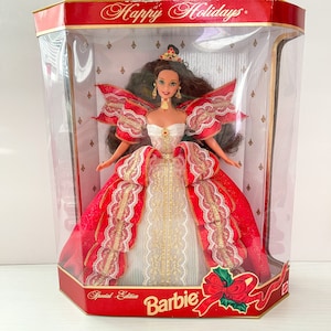 1997 Happy Holidays 10th Anniversary Barbie