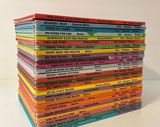 Complete Set of 26 Sweet Pickles Books AZ Hardcover, Vintage 1977 Etsy