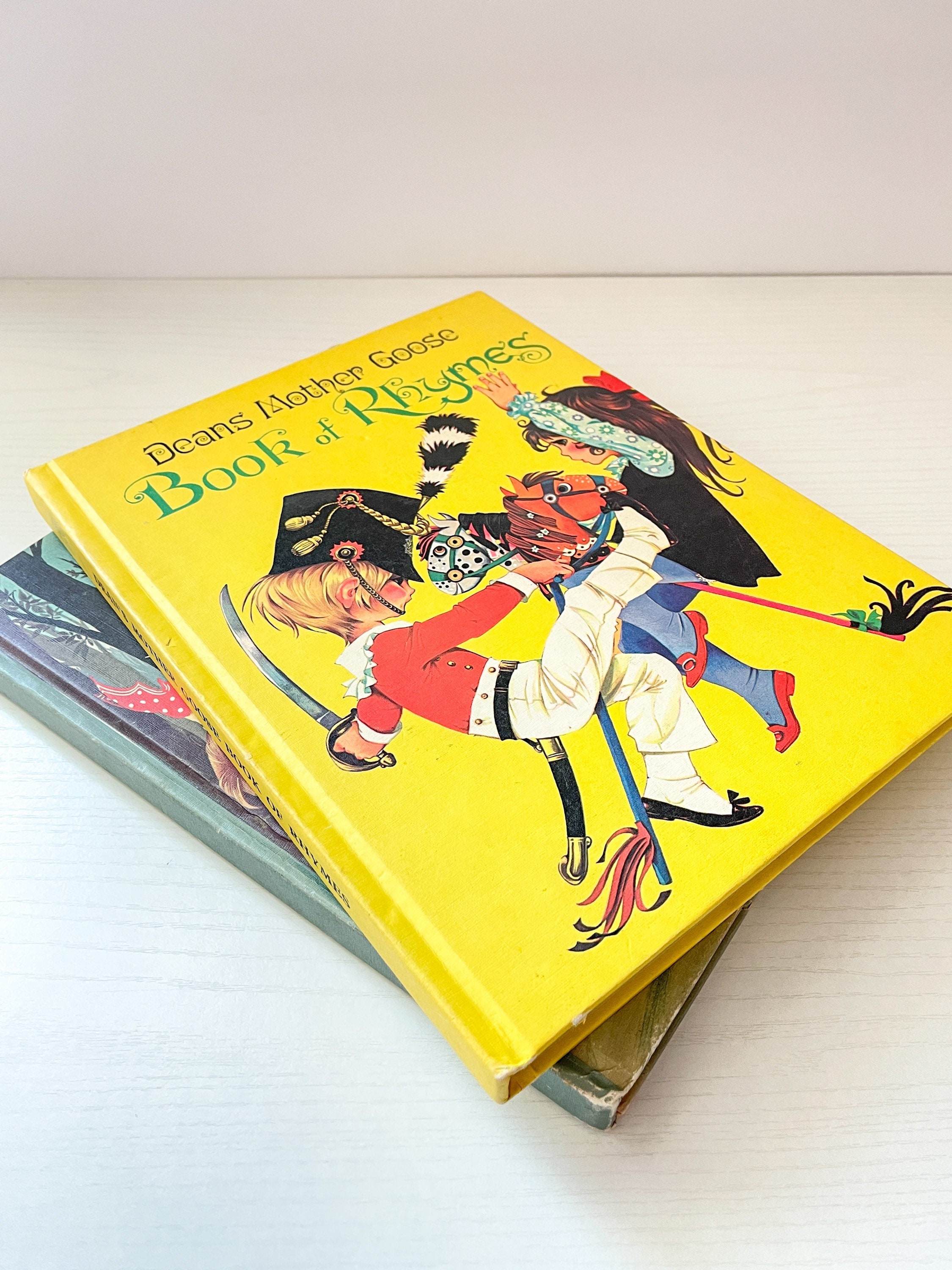 Deans Mother Goose Book of Rhymes 1977 Edition & A Book of Fairy 