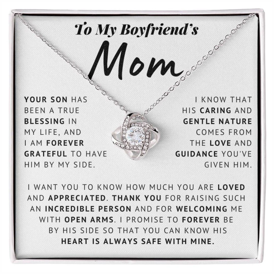 Boyfriend's Mom Christmas Gift From Girlfriend, Xmas Christmas Present