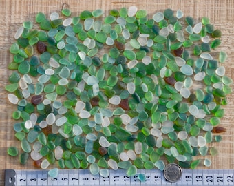 300 tiny sea glass. A23