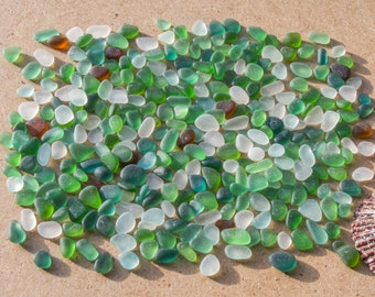 300 pieces. Teeny sea glass. А156
