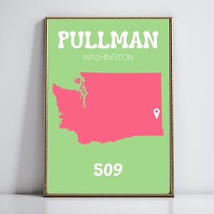 Pullman Washington Poster Druck!
