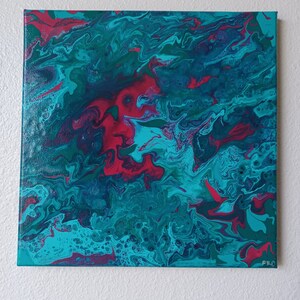 Pour Acrylic Painting