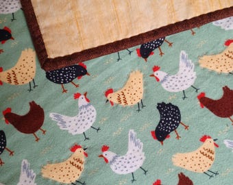 Chicken print Children's Quilt