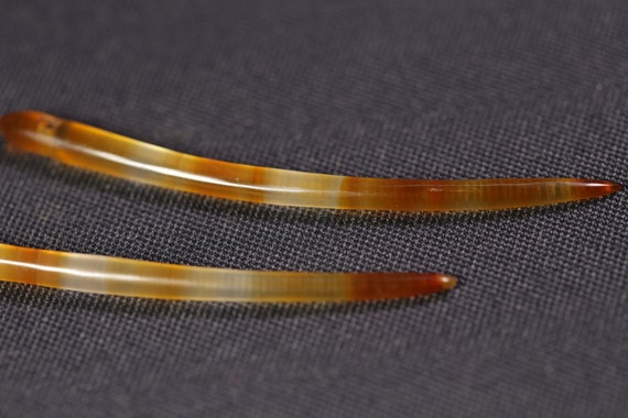 A pair of old agate hairpin, Gemstone hair stick,… - image 6