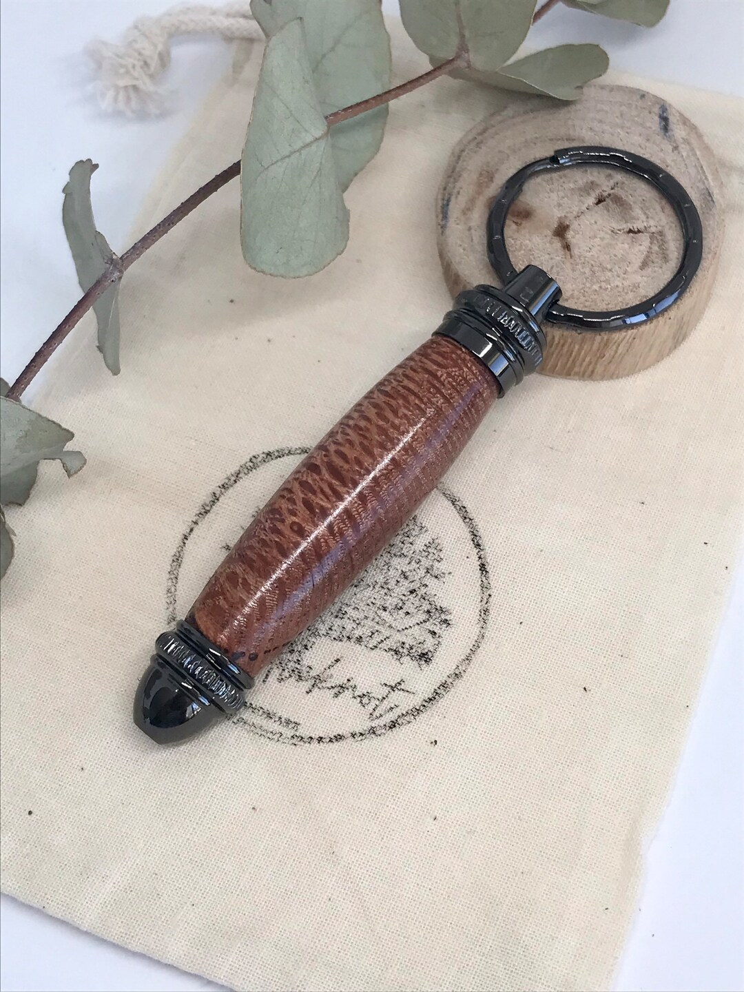 Jarrah/silky Oak Keyring Screwdriver Set Etsy