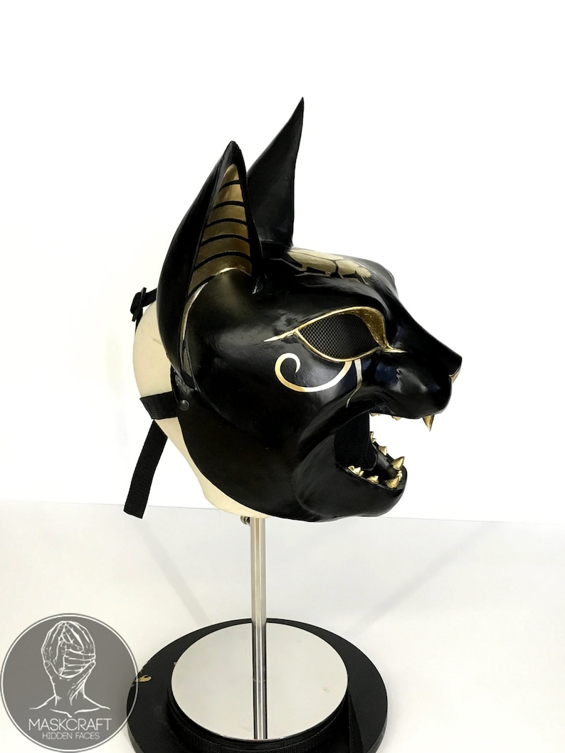 Egyptian Cat Bastet mask imagem 4