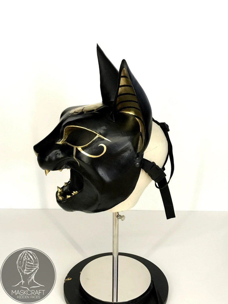 Egyptian Cat Bastet mask imagem 3