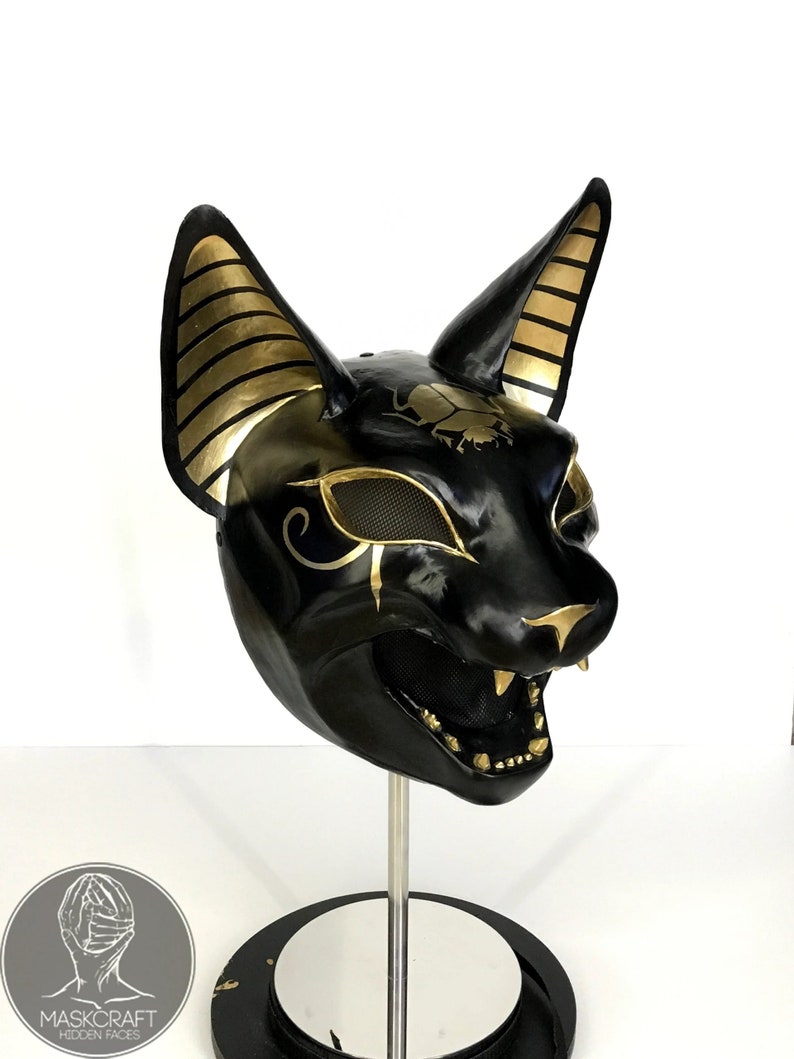 Egyptian Cat Bastet mask imagem 1