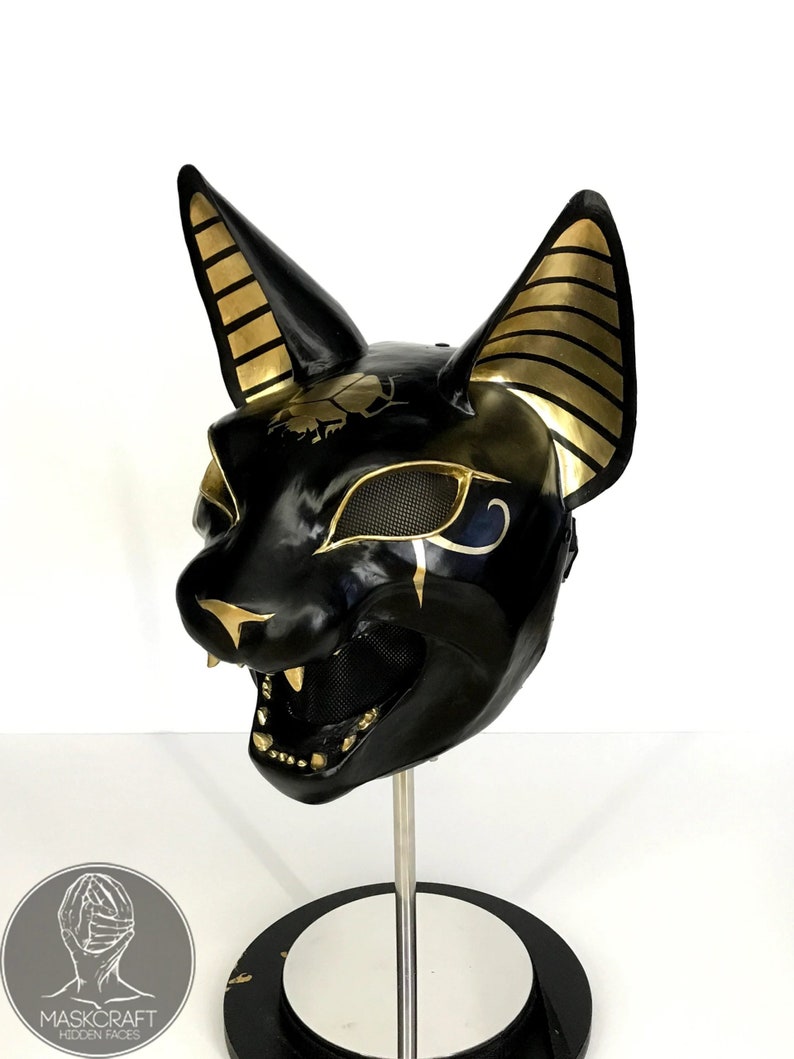 Egyptian Cat Bastet mask imagem 2