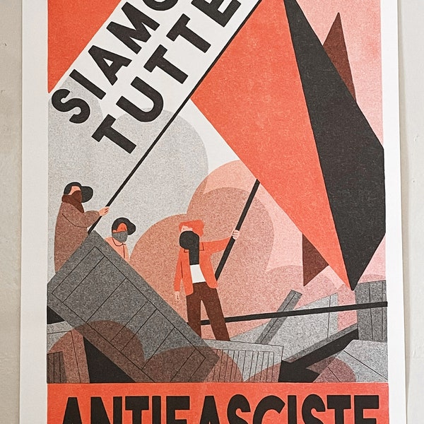 Affiche féministe antifasciste