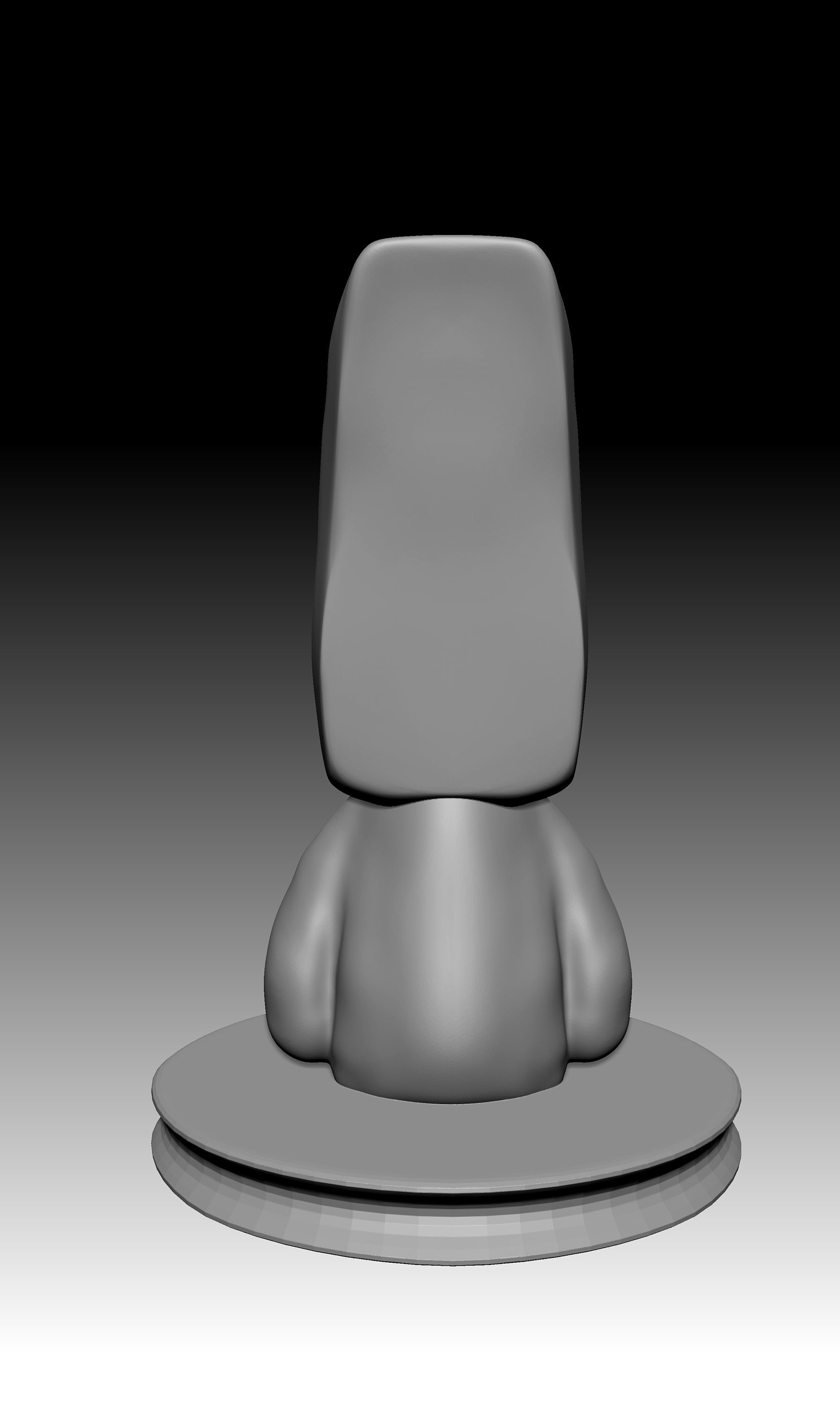 Moai Head Statue Dum Dum Gum Gum Idol Rock 3d Model Night at the Museum
